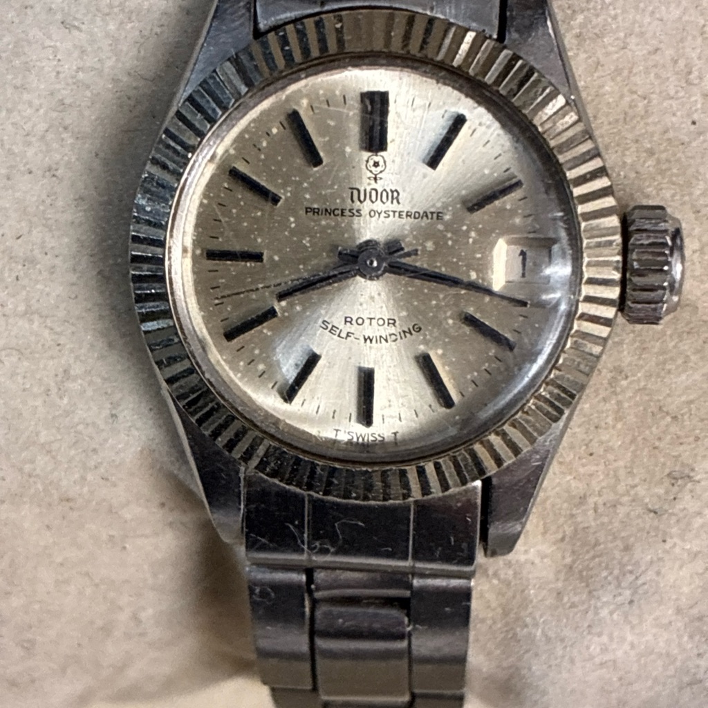 Vintage Tudor Princess Oysterdate 1960s Rolex Automatic 22mm Runs Great